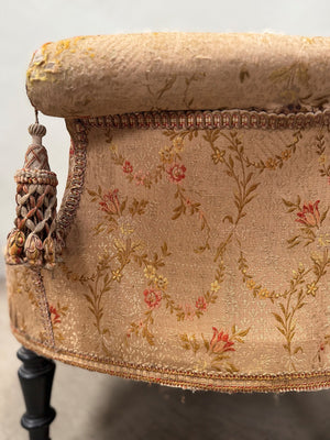 Napoleon III rounded back armchair