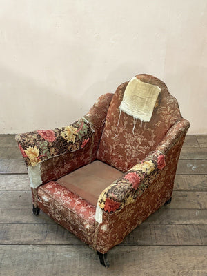 Shapely armchair (inc. restoration and re-upholstery)