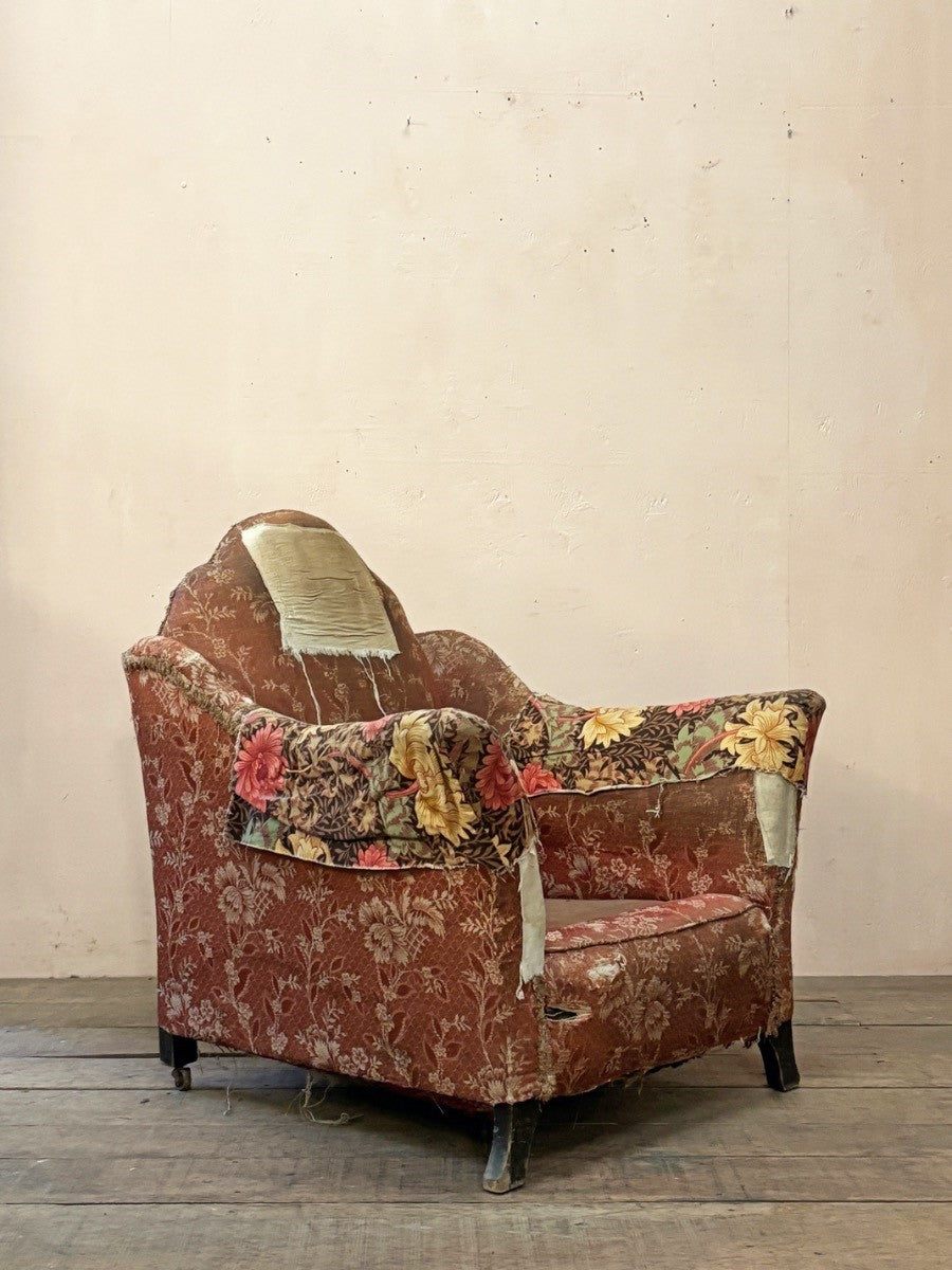 Shapely armchair (inc. restoration and re-upholstery)