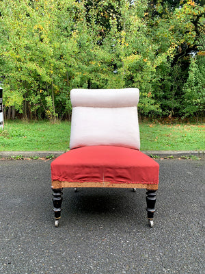 Roll back slipper chair 'as is'