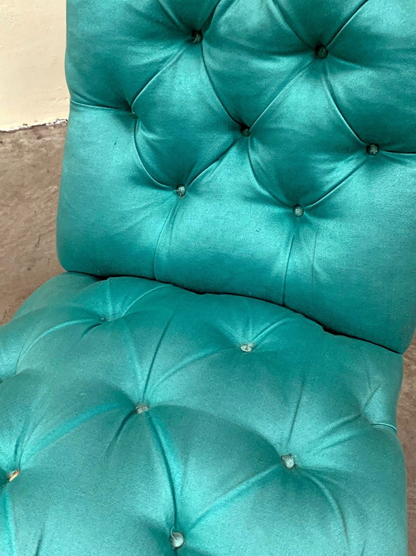 Napoleon III slipper chair 'as is'