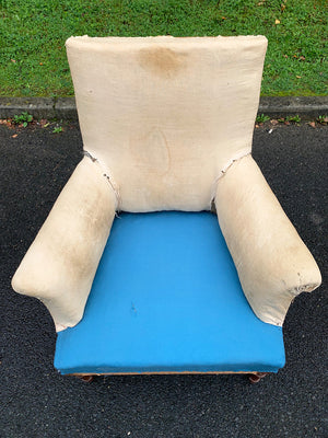 Square back armchair 'as is'