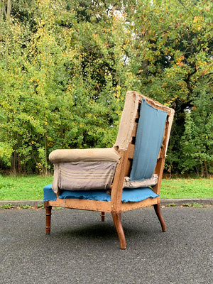 Square back armchair 'as is'