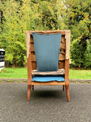Square back armchair 'as is'