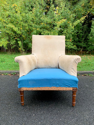 Square back armchair 'as is'