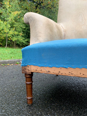 Square back armchair 'as is'