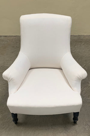 Square back armchair (inc. reupholstery, ex. fabric)