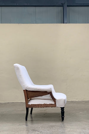 Square back armchair (inc. reupholstery, ex. fabric)