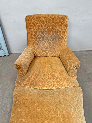 Armchair and footstool (set)