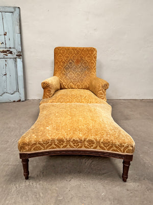 Armchair and footstool (set)