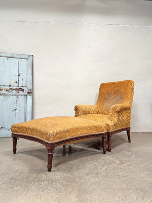 Armchair and footstool (set)