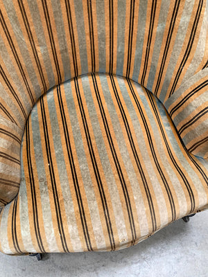Napoleon III crapaud armchair 'as is'