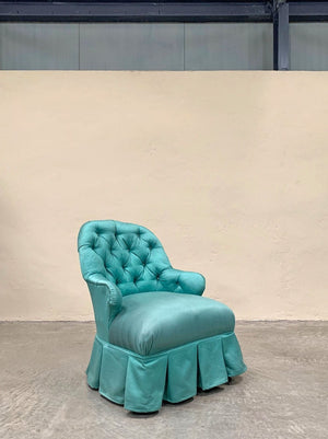 Button back 'crapaud' armchair 'as is' (Reserved)