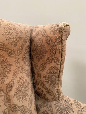 Early 20th century wing back armchair 'as is'