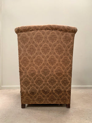 Early 20th century wing back armchair 'as is'