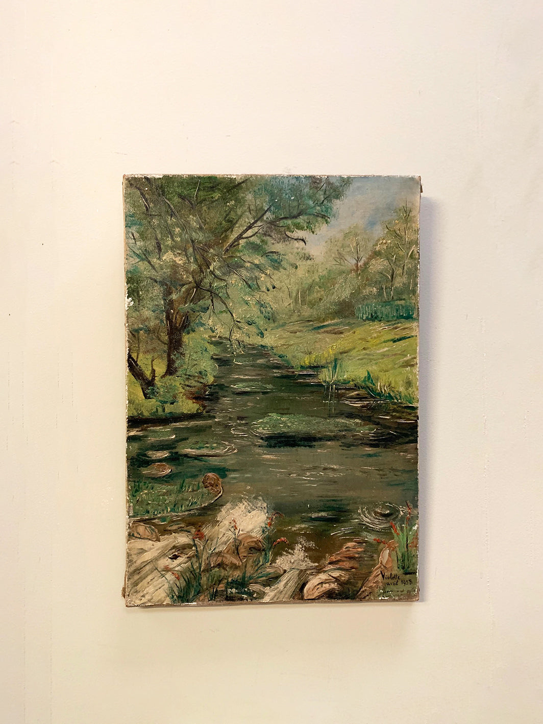 Mid 20th century canvas