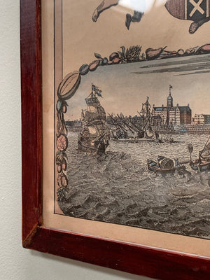 Amsterdam framed print (Reserved)