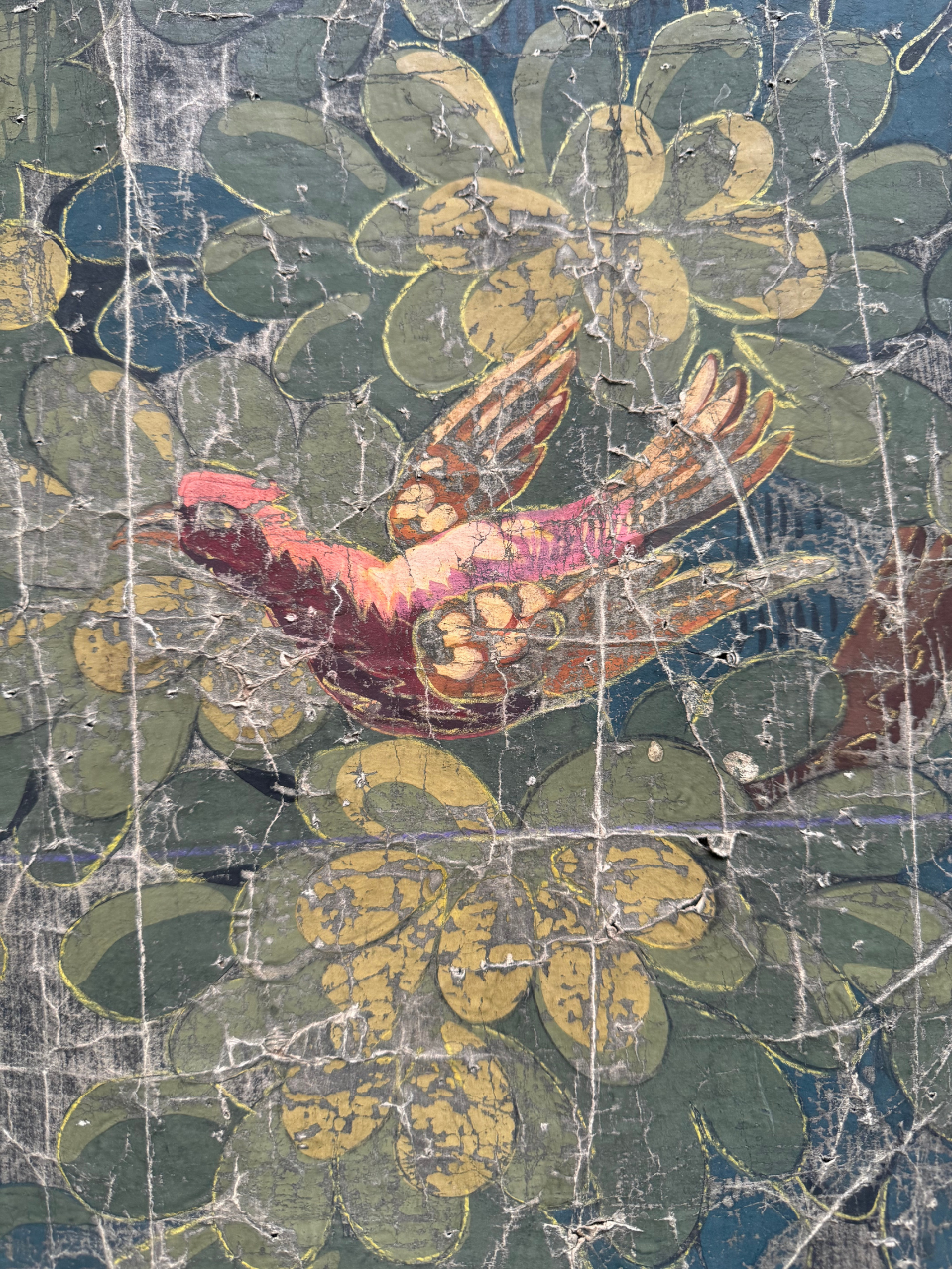 Carton #1: Bird in greenery