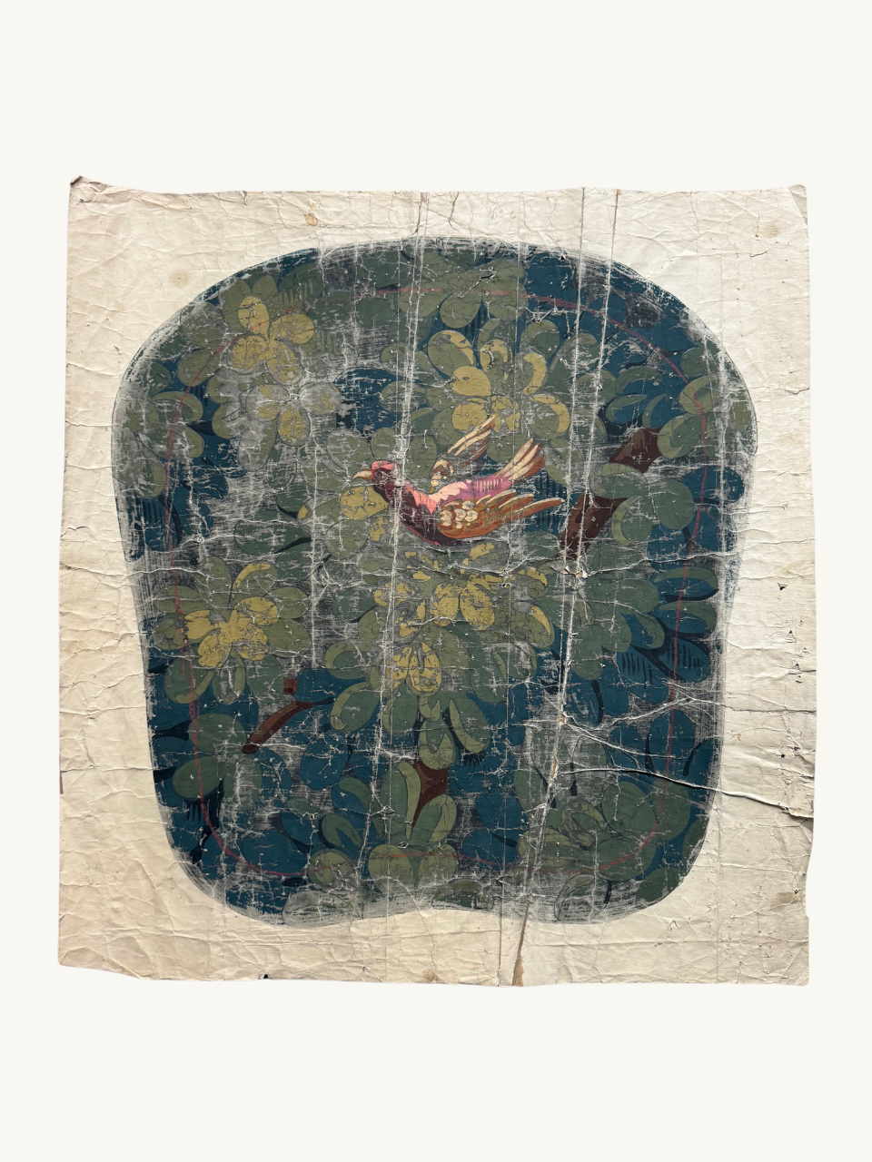 Carton #2: Bird in greenery