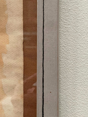 Framed fashion drawing