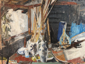 Large wall canvas by Jacques Brivot