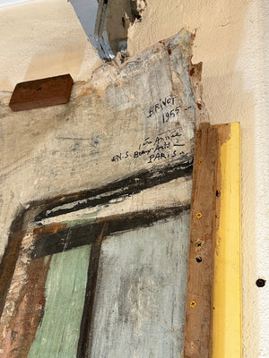 Large wall canvas by Jacques Brivot