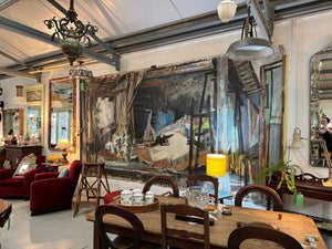 Large wall canvas by Jacques Brivot