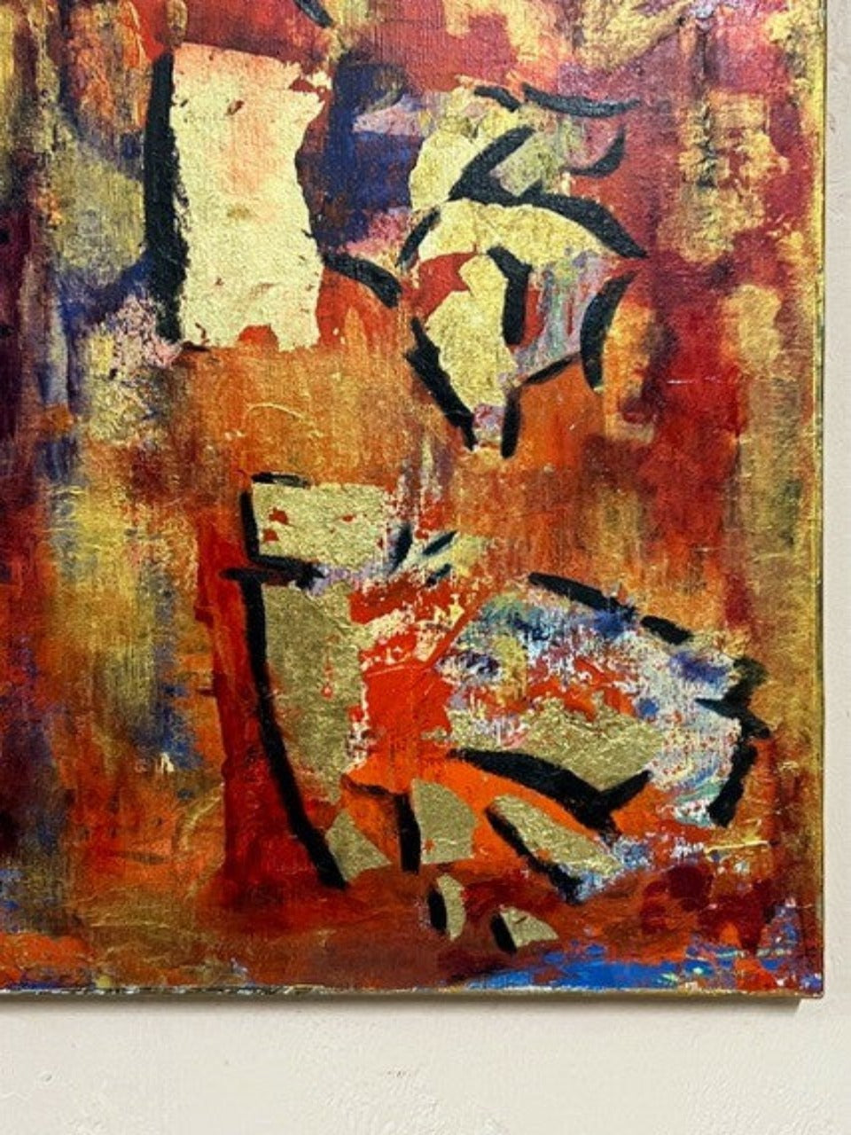 Mixed media on canvas