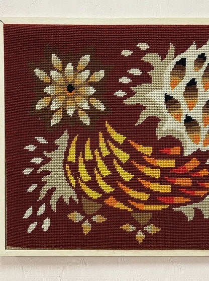 Needlepoint cockerel