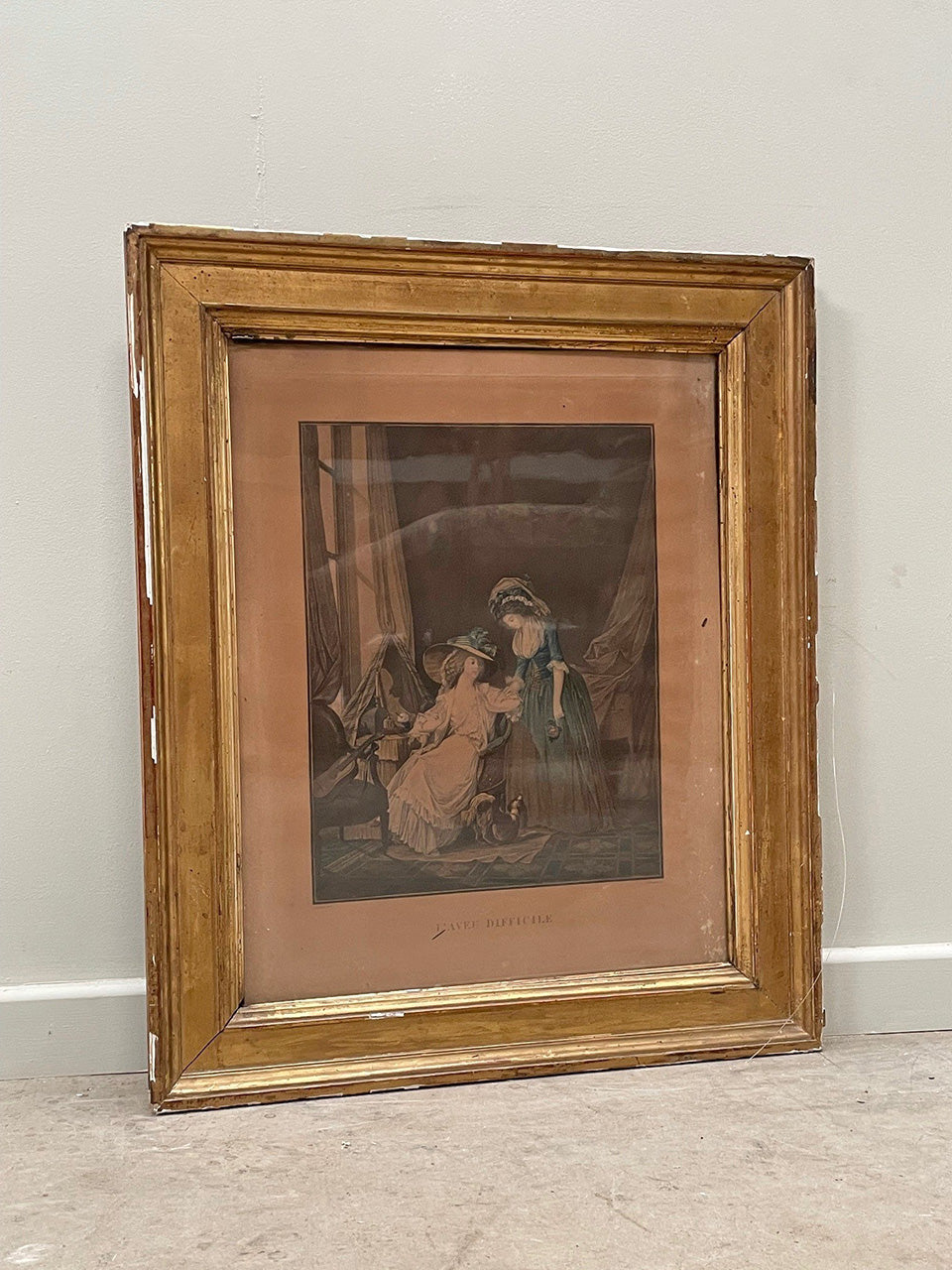 Gilt framed print
