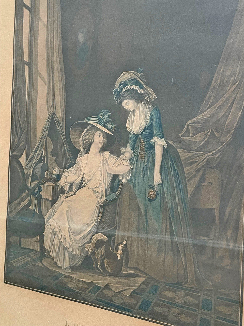 Gilt framed print