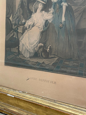 Gilt framed print