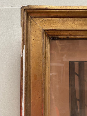 Gilt framed print