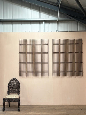 Pair of hardwood panels (Reserved)