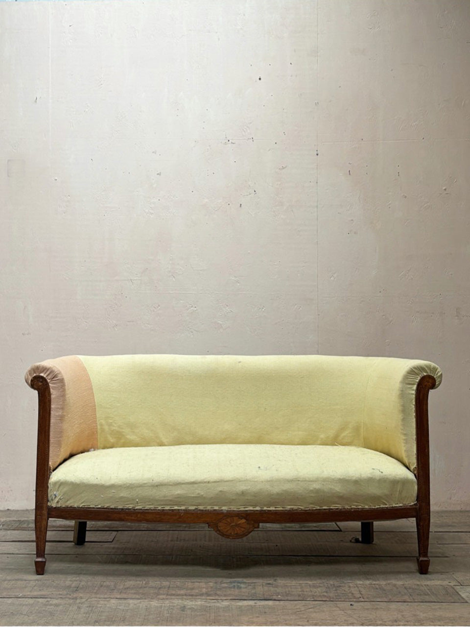 1920's mahogany frame sofa