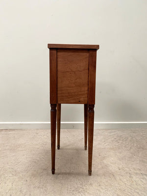 Walnut bedside tables