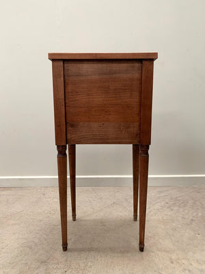 Walnut bedside tables