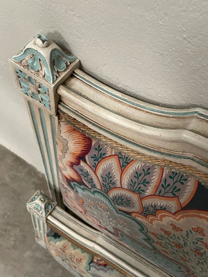 Painted Louis XVI style bed