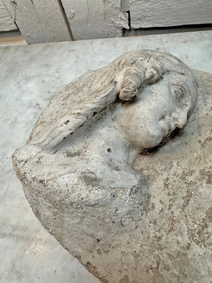 Three cast concrete carvings (priced individually)
