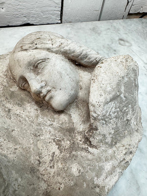 Three cast concrete carvings (priced individually)