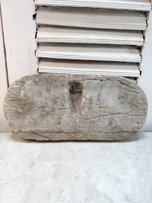 Three cast concrete carvings (priced individually)