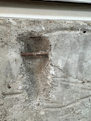 Three cast concrete carvings (priced individually)