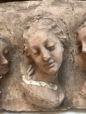 Three cast concrete carvings (priced individually)