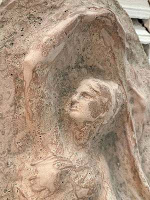 Three cast concrete carvings (priced individually)