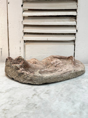 Three cast concrete carvings (priced individually)