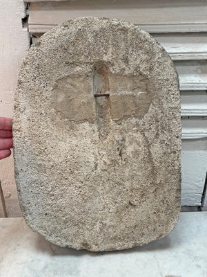 Three cast concrete carvings (priced individually)