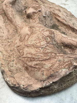 Three cast concrete carvings (priced individually)
