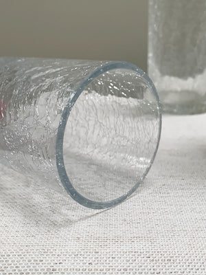 Set of 6 crackle glasses