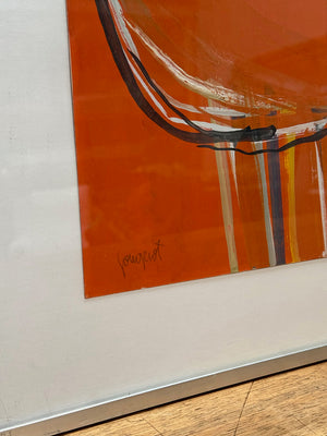 Abstract painting by P. Gougerot