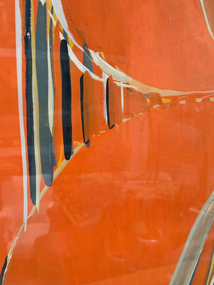 Abstract painting by P. Gougerot